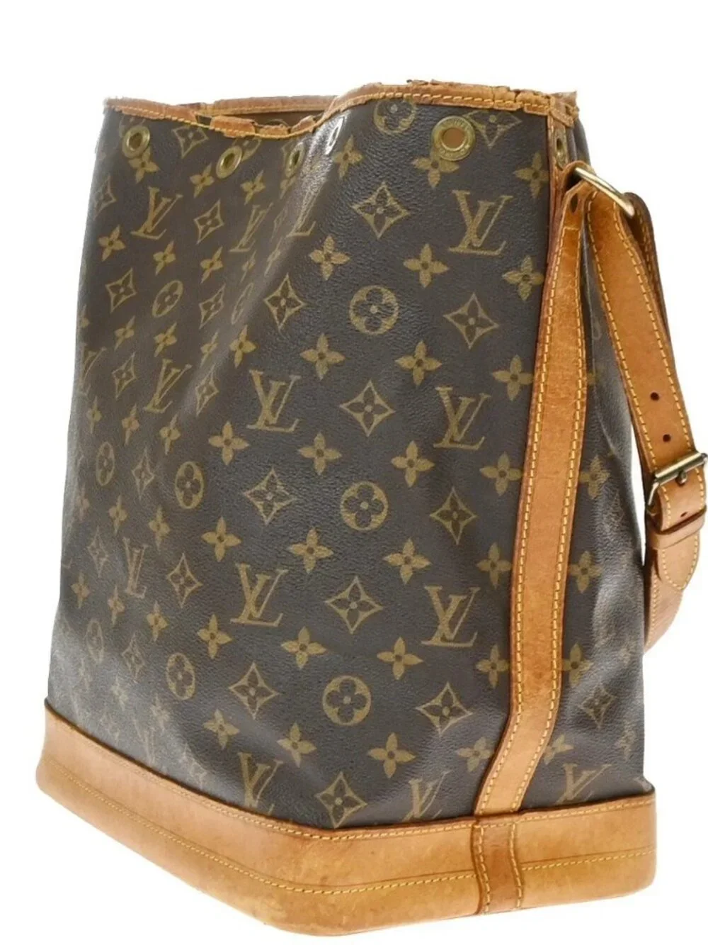LOUIS VUITTON Noe GM Drawstring Shoulder Bag Monogram Leather BN M42224 35YJ389